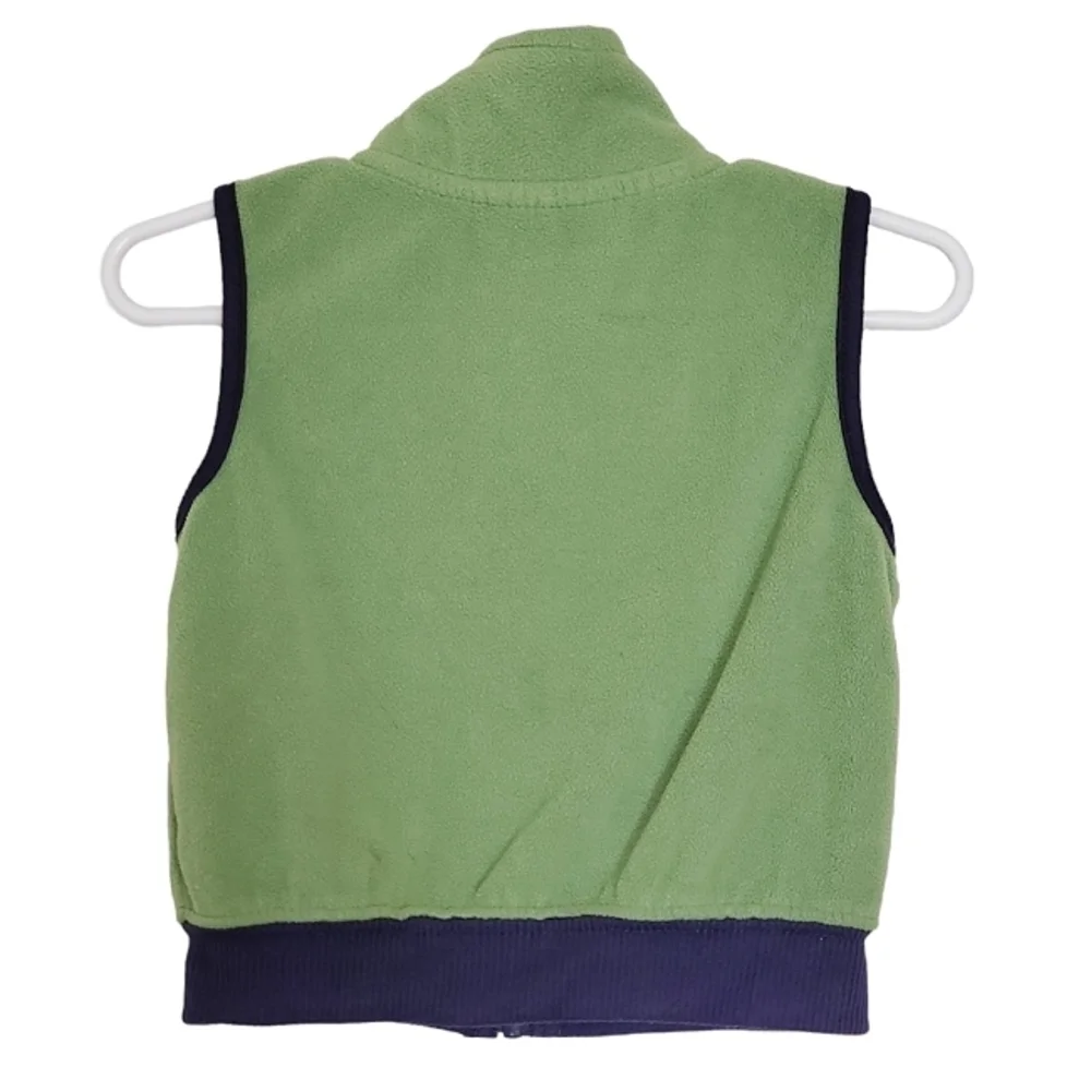 K1220 * Carter's Boys Full Zip Fleece Vest Green Size 18M